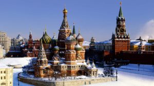 зимняя москва