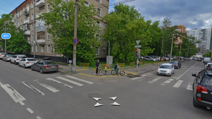 перекресток диагональная зебра