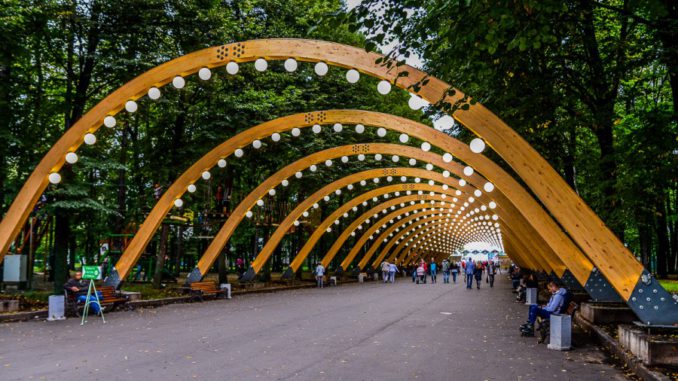парк Сокольники В выходные