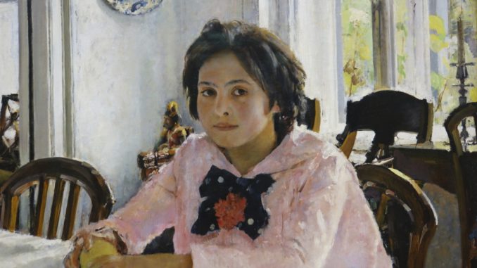 серов девочка с персиками