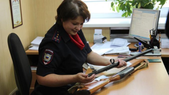 полиция владельцы оружия