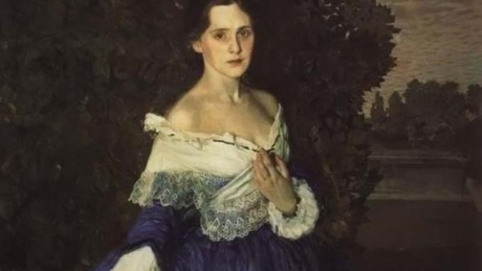 Somov-Lady-in-blue-1 непростая судьба