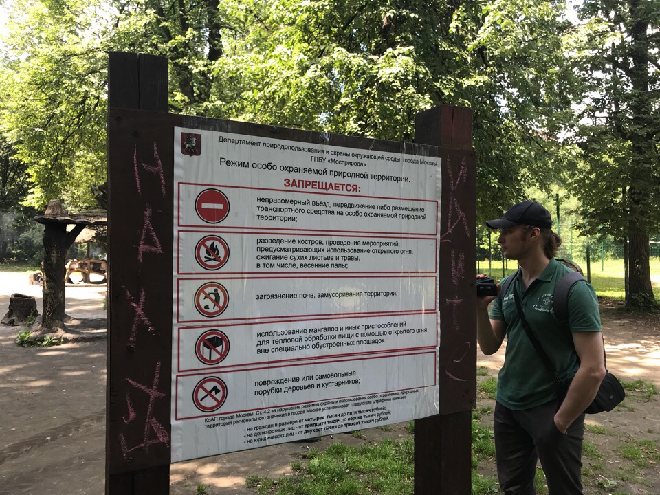 Карта терлецкого парка