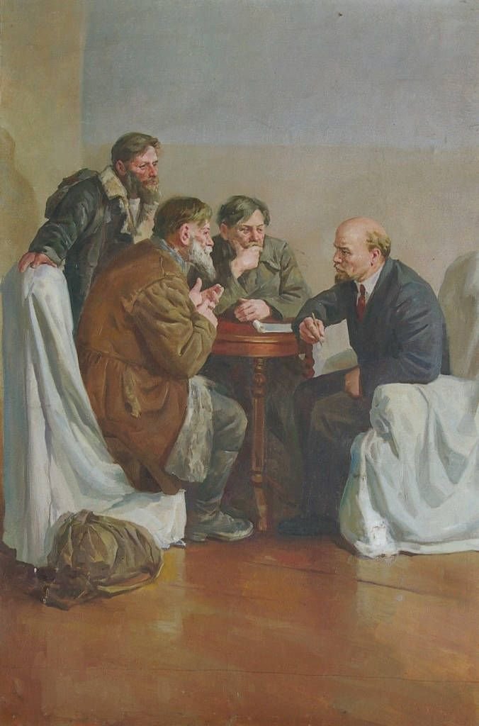 Ходоки у ленина картина