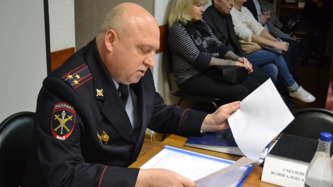 Отчитывается начальник отдела МВД России по району Богородское Юрий Михайлов количество случаев