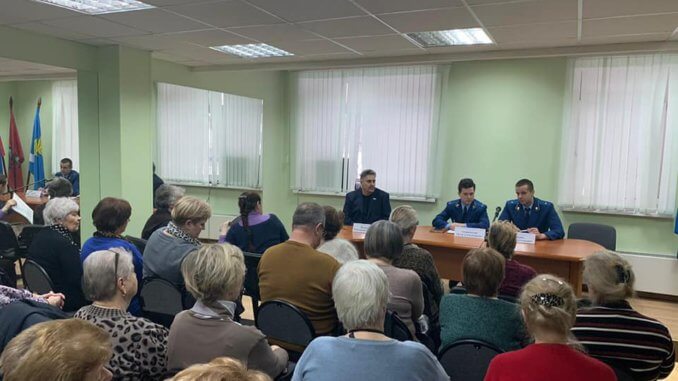 Встреча ветеранов района Богородское с представителями Преображенской межрайонной прокуратуры медали к юбилею победы