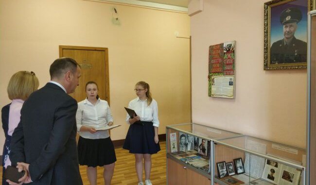 В музее школы № 1293 Музей школы