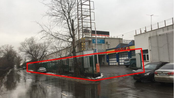 шлагбаум самозахват территории