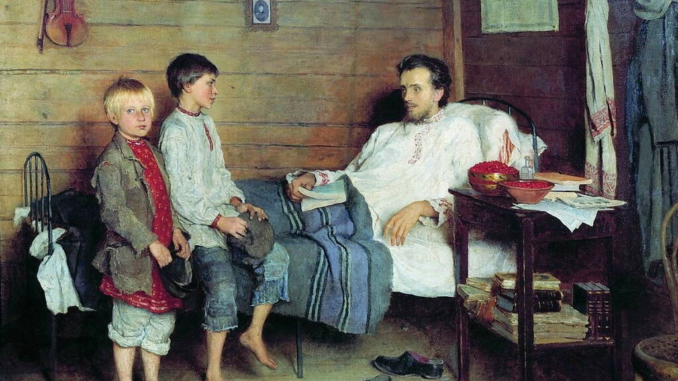 У больного учителя богданов-бельский