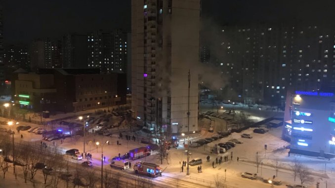 пожар один человек