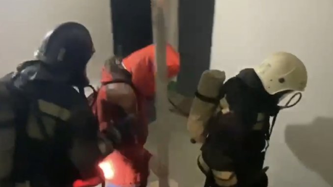 пожар один человек