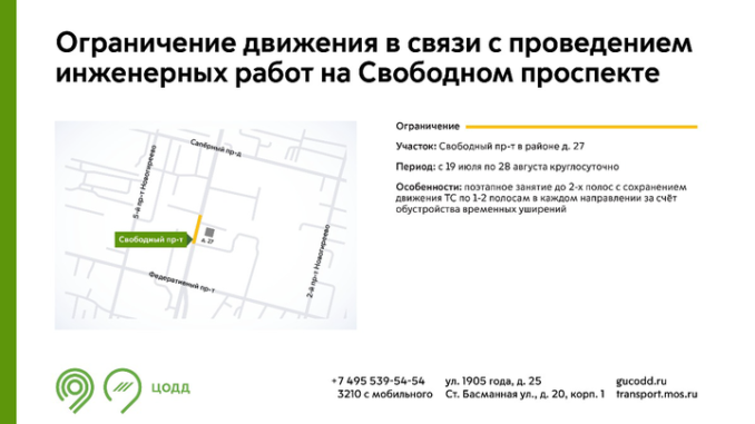 свободный проспект на участке свободного проспекта