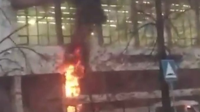 пожар атлант