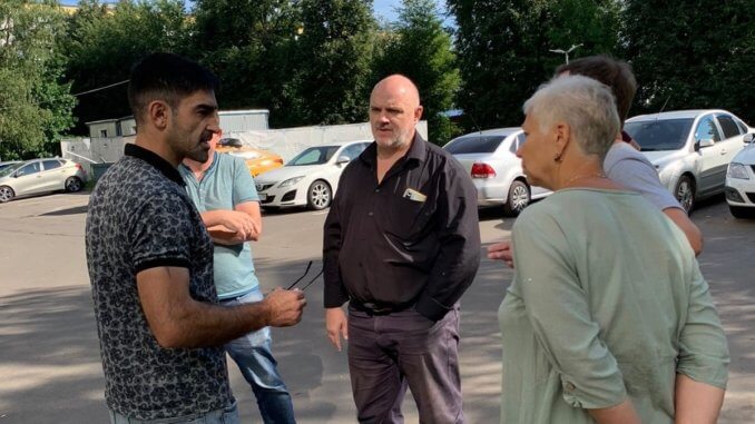 мизонов с представителями подрядной организации