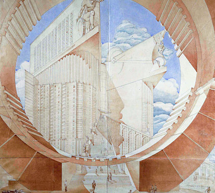 K.-Melnikov.-Zdanie-Narodnogo-komissariata-tyazheloy-promyshlennosti.-1934-jpg архитектору мельникову