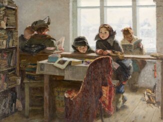 в сельской библиотеке