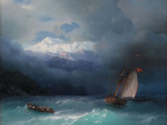 бурное море