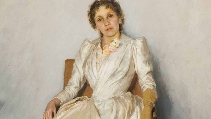 Portret_S._P._Kuvshinnikovoj._1888 софья кувшинникова